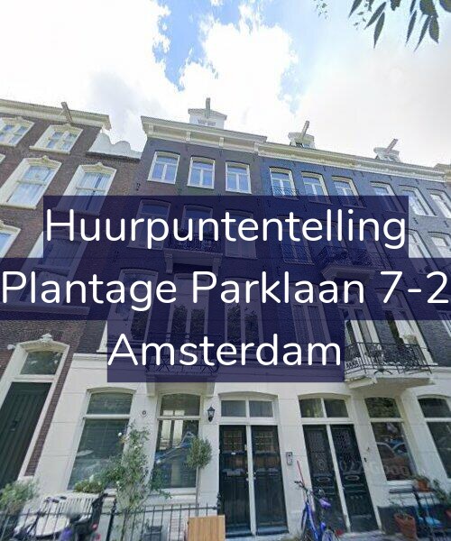 Foto gevel Huurpuntentelling voor Plantage Parklaan 7-2, Amsterdam