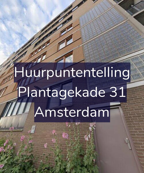 Foto gevel Huurpuntentelling voor Plantagekade 31, Amsterdam
