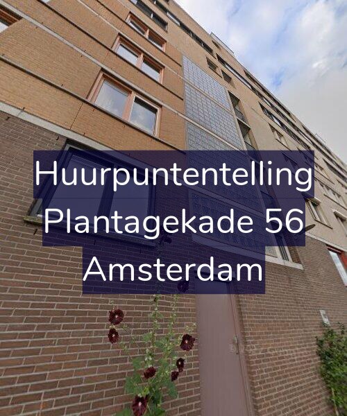 Foto gevel Huurpuntentelling voor Plantagekade 56, Amsterdam