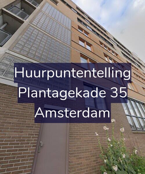 Foto gevel Huurpuntentelling voor Plantagekade 35, Amsterdam