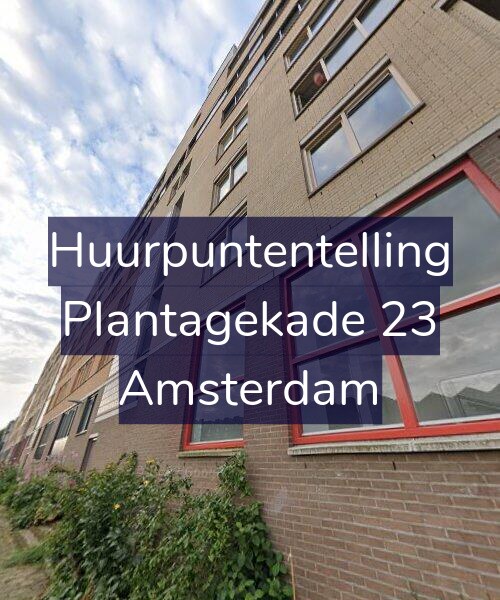 Foto gevel Huurpuntentelling voor Plantagekade 23, Amsterdam