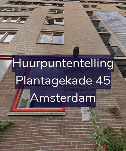Foto gevel Huurpuntentelling voor Plantagekade 45, Amsterdam