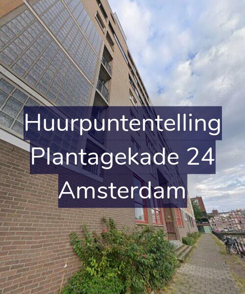 Foto gevel Huurpuntentelling voor Plantagekade 24, Amsterdam