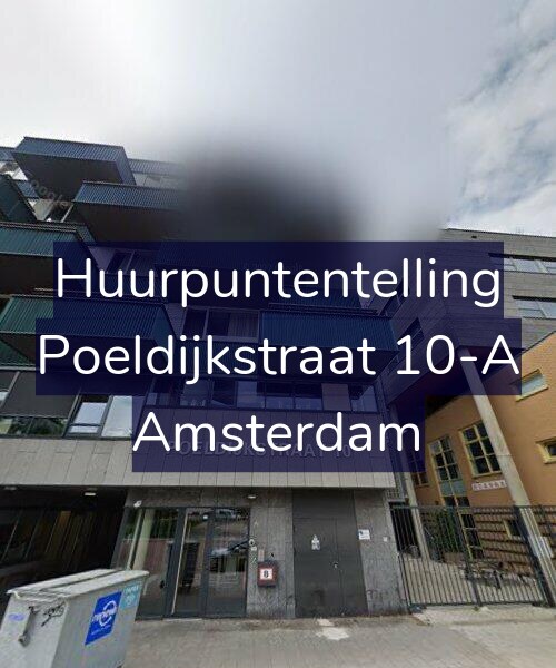 Foto gevel Huurpuntentelling voor Poeldijkstraat 10-A, Amsterdam
