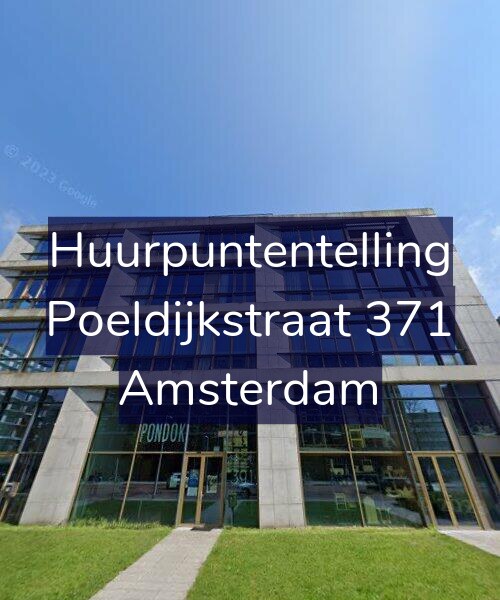 Foto gevel Huurpuntentelling voor Poeldijkstraat 371, Amsterdam