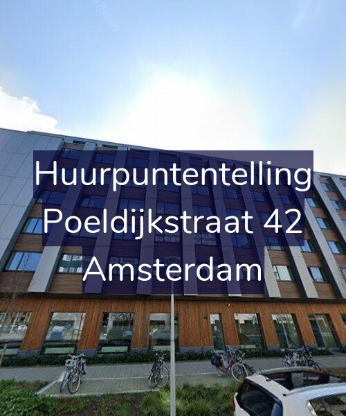 Foto gevel Huurpuntentelling voor Poeldijkstraat 42, Amsterdam
