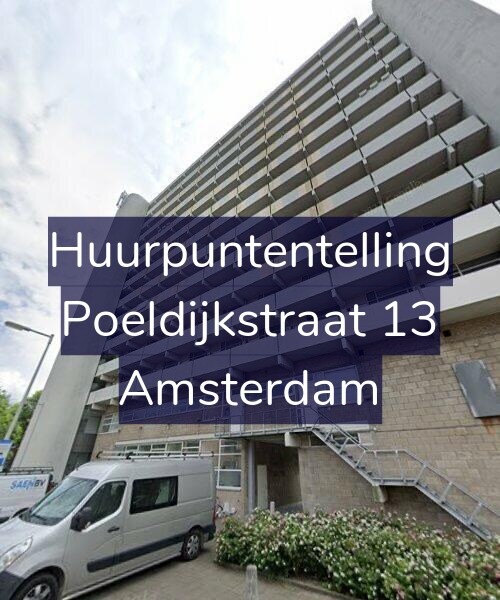 Foto gevel Huurpuntentelling voor Poeldijkstraat 13, Amsterdam