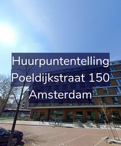 Foto gevel Huurpuntentelling voor Poeldijkstraat 150, Amsterdam