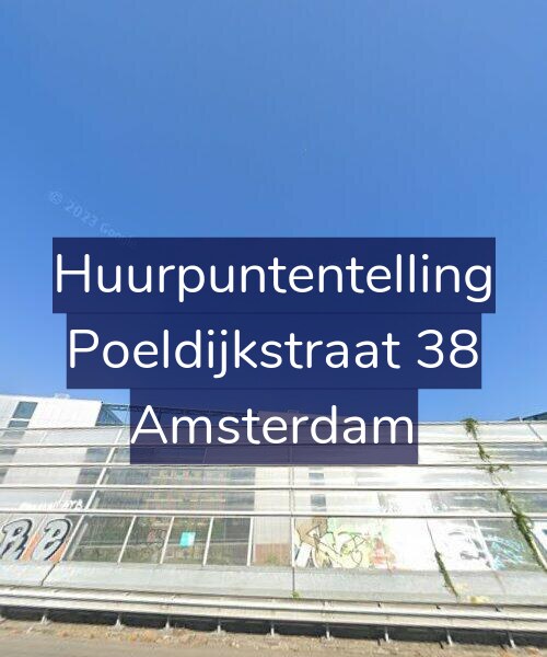 Foto gevel Huurpuntentelling voor Poeldijkstraat 38, Amsterdam