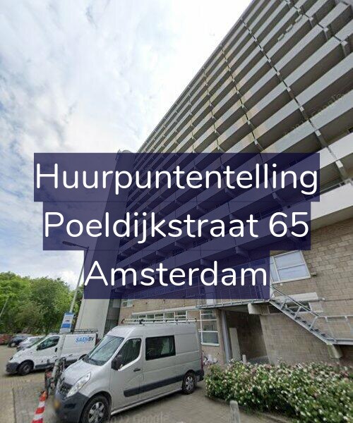 Foto gevel Huurpuntentelling voor Poeldijkstraat 65, Amsterdam