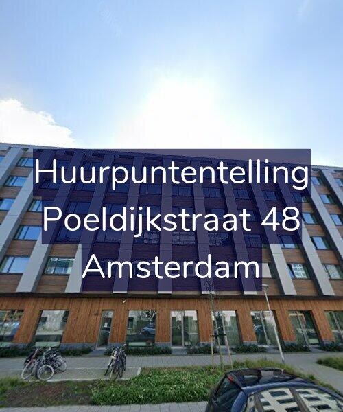 Foto gevel Huurpuntentelling voor Poeldijkstraat 48, Amsterdam