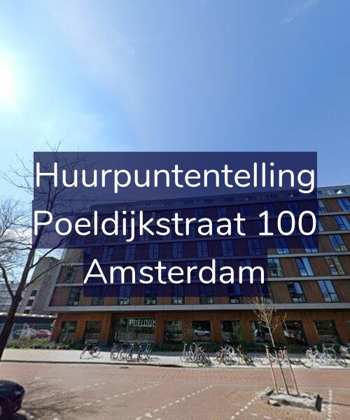 Foto gevel Huurpuntentelling voor Poeldijkstraat 100, Amsterdam