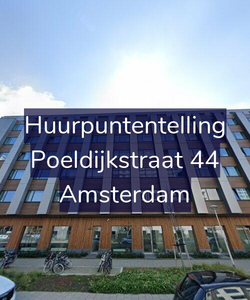 Foto gevel Huurpuntentelling voor Poeldijkstraat 44, Amsterdam