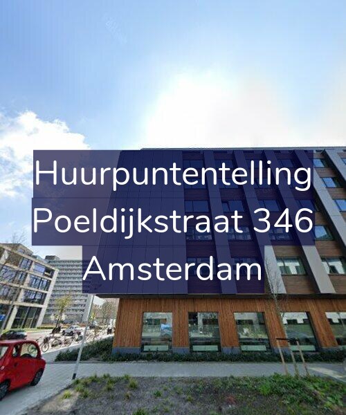 Foto gevel Huurpuntentelling voor Poeldijkstraat 346, Amsterdam