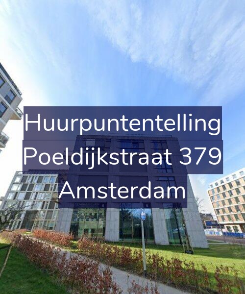 Foto gevel Huurpuntentelling voor Poeldijkstraat 379, Amsterdam