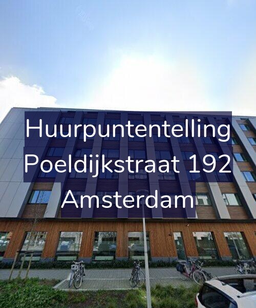 Foto gevel Huurpuntentelling voor Poeldijkstraat 192, Amsterdam