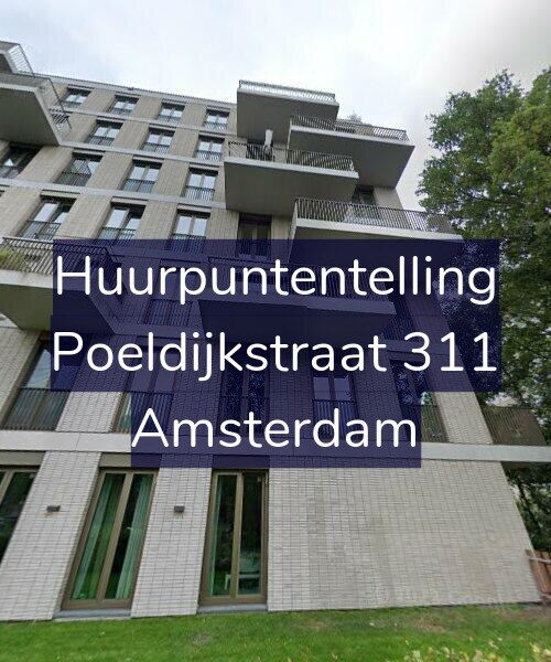 Foto gevel Huurpuntentelling voor Poeldijkstraat 311, Amsterdam