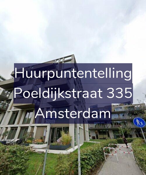 Foto gevel Huurpuntentelling voor Poeldijkstraat 335, Amsterdam
