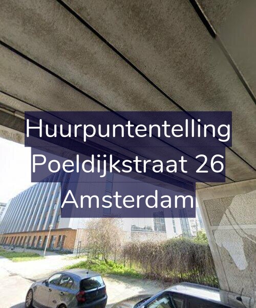 Foto gevel Huurpuntentelling voor Poeldijkstraat 26, Amsterdam