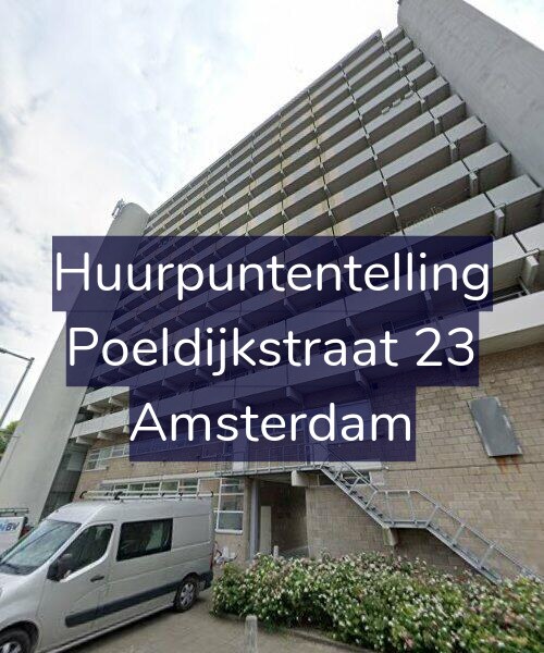 Foto gevel Huurpuntentelling voor Poeldijkstraat 23, Amsterdam