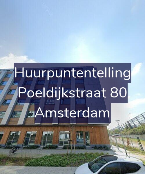 Foto gevel Huurpuntentelling voor Poeldijkstraat 80, Amsterdam