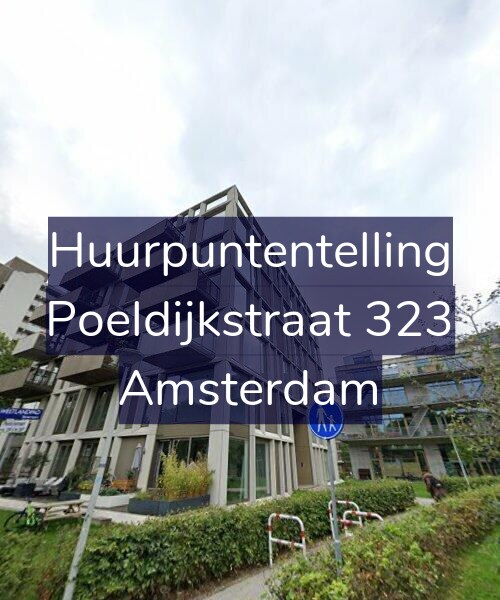 Foto gevel Huurpuntentelling voor Poeldijkstraat 323, Amsterdam