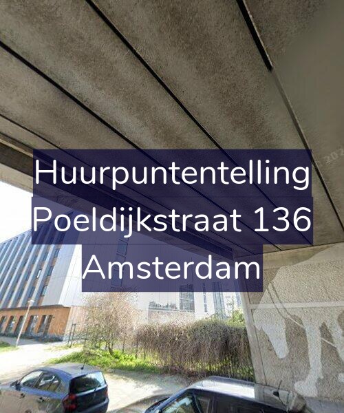 Foto gevel Huurpuntentelling voor Poeldijkstraat 136, Amsterdam