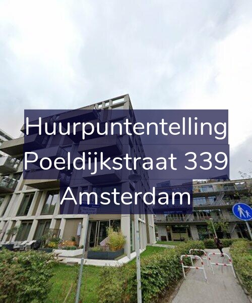Foto gevel Huurpuntentelling voor Poeldijkstraat 339, Amsterdam