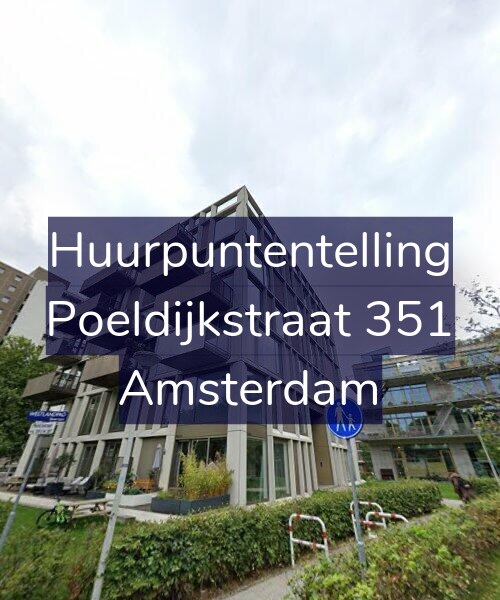 Foto gevel Huurpuntentelling voor Poeldijkstraat 351, Amsterdam