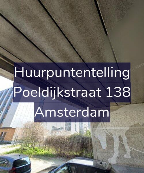 Foto gevel Huurpuntentelling voor Poeldijkstraat 138, Amsterdam
