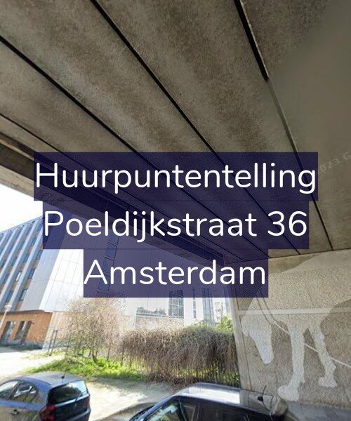 Foto gevel Huurpuntentelling voor Poeldijkstraat 36, Amsterdam