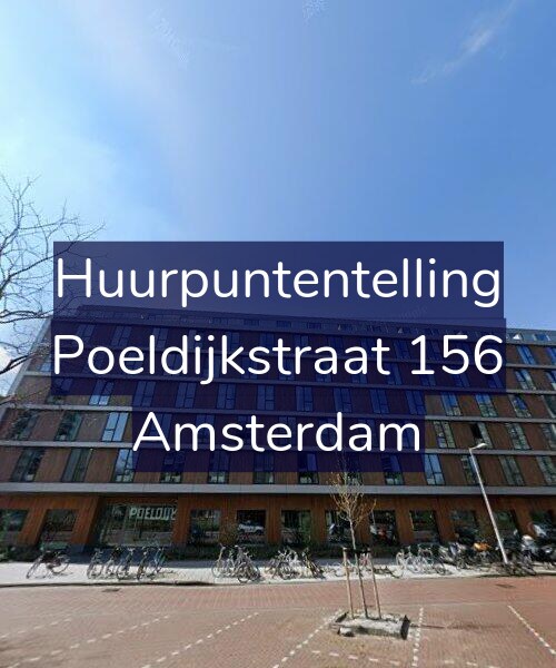 Foto gevel Huurpuntentelling voor Poeldijkstraat 156, Amsterdam