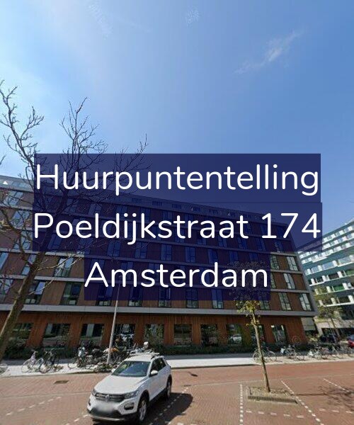 Foto gevel Huurpuntentelling voor Poeldijkstraat 174, Amsterdam