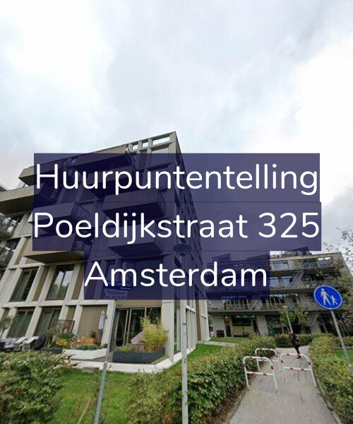 Foto gevel Huurpuntentelling voor Poeldijkstraat 325, Amsterdam