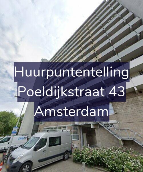 Foto gevel Huurpuntentelling voor Poeldijkstraat 43, Amsterdam