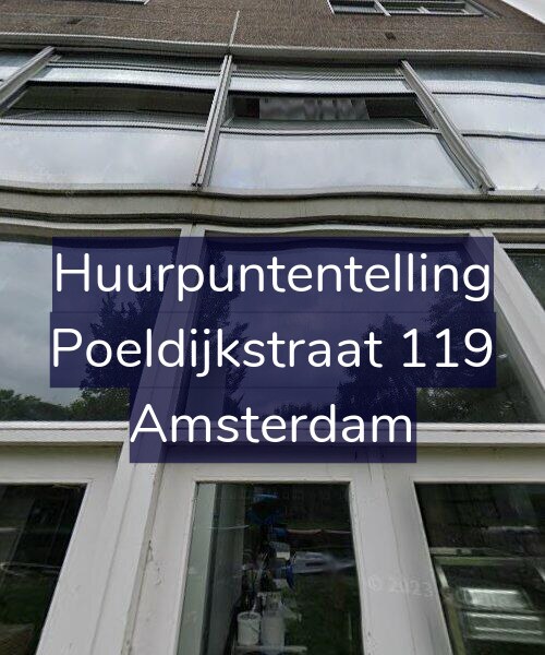 Foto gevel Huurpuntentelling voor Poeldijkstraat 119, Amsterdam