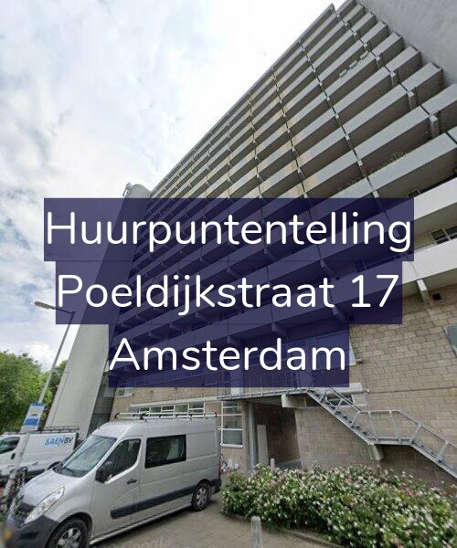 Foto gevel Huurpuntentelling voor Poeldijkstraat 17, Amsterdam