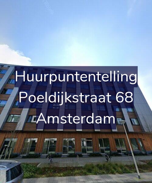 Foto gevel Huurpuntentelling voor Poeldijkstraat 68, Amsterdam
