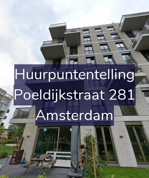 Foto gevel Huurpuntentelling voor Poeldijkstraat 281, Amsterdam