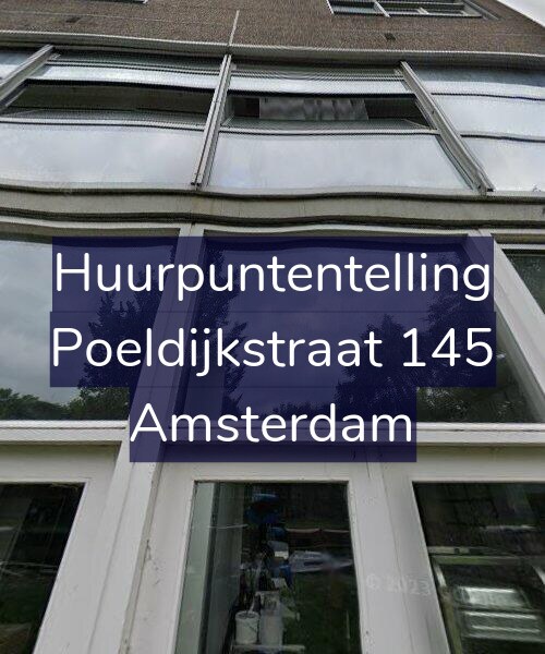 Foto gevel Huurpuntentelling voor Poeldijkstraat 145, Amsterdam