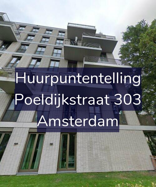 Foto gevel Huurpuntentelling voor Poeldijkstraat 303, Amsterdam