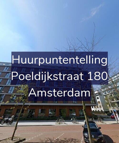 Foto gevel Huurpuntentelling voor Poeldijkstraat 180, Amsterdam