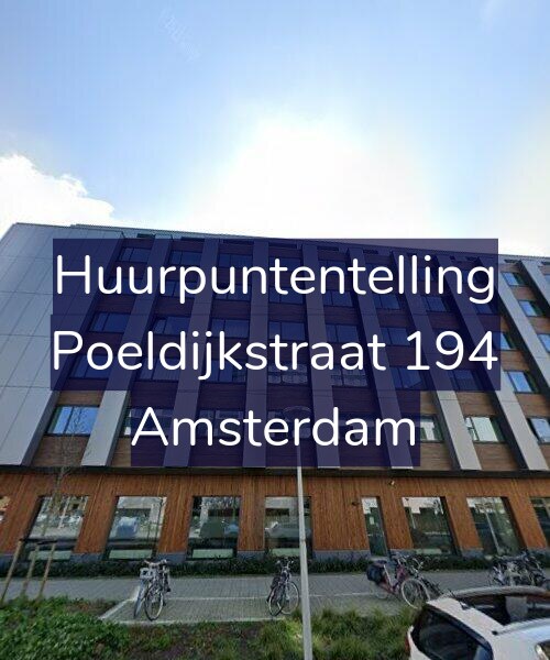Foto gevel Huurpuntentelling voor Poeldijkstraat 194, Amsterdam