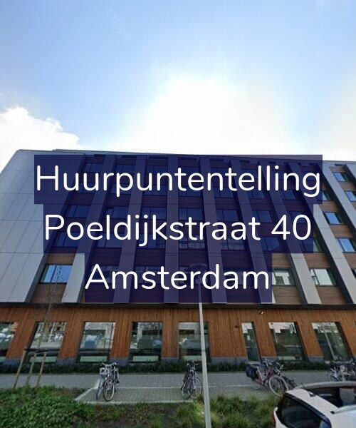 Foto gevel Huurpuntentelling voor Poeldijkstraat 40, Amsterdam