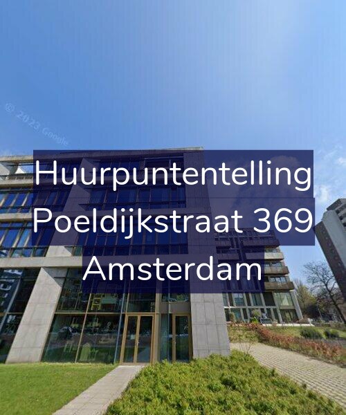 Foto gevel Huurpuntentelling voor Poeldijkstraat 369, Amsterdam