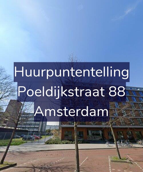 Foto gevel Huurpuntentelling voor Poeldijkstraat 88, Amsterdam