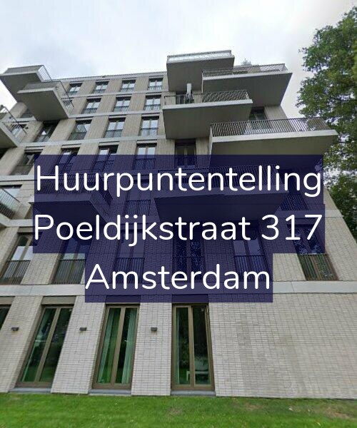 Foto gevel Huurpuntentelling voor Poeldijkstraat 317, Amsterdam