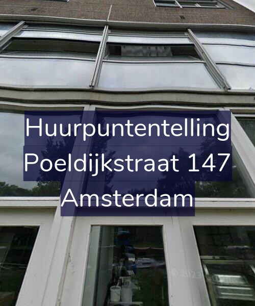 Foto gevel Huurpuntentelling voor Poeldijkstraat 147, Amsterdam
