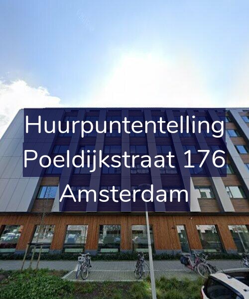 Foto gevel Huurpuntentelling voor Poeldijkstraat 176, Amsterdam