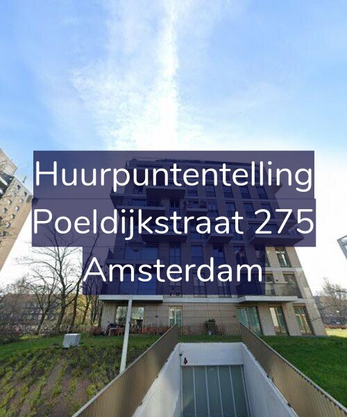 Foto gevel Huurpuntentelling voor Poeldijkstraat 275, Amsterdam